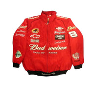 Nascar Dale Earnhardt Jr Vintage Jacket Red | DASH RACEGEAR