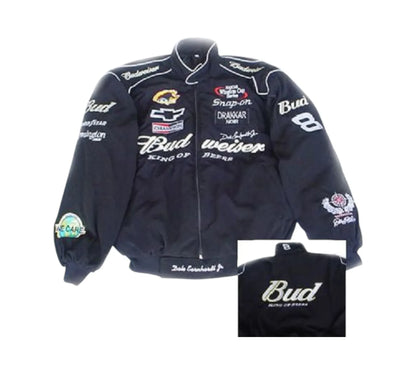 Nascar Dale Earnhardt Jr Vintage Jacket Black | DASH RACEGEAR