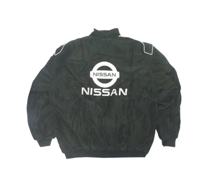 Nissan Racing Vintage Jacket Black Red Premium | DASH RACEGEAR