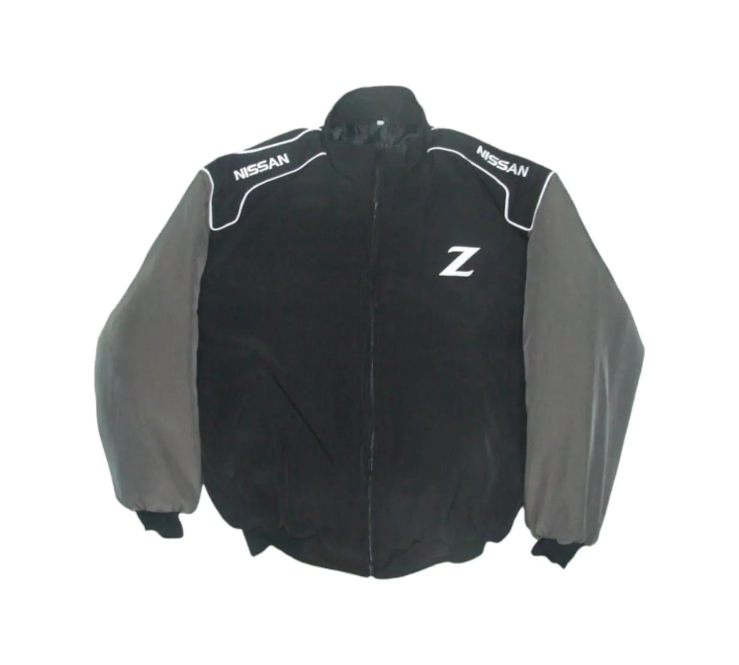 Nissan Z Vintage Racing Jacket Black Dark Gray | DASH RACEGEAR