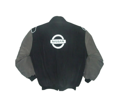 Nissan Z Vintage Racing Jacket Black Dark Gray | DASH RACEGEAR