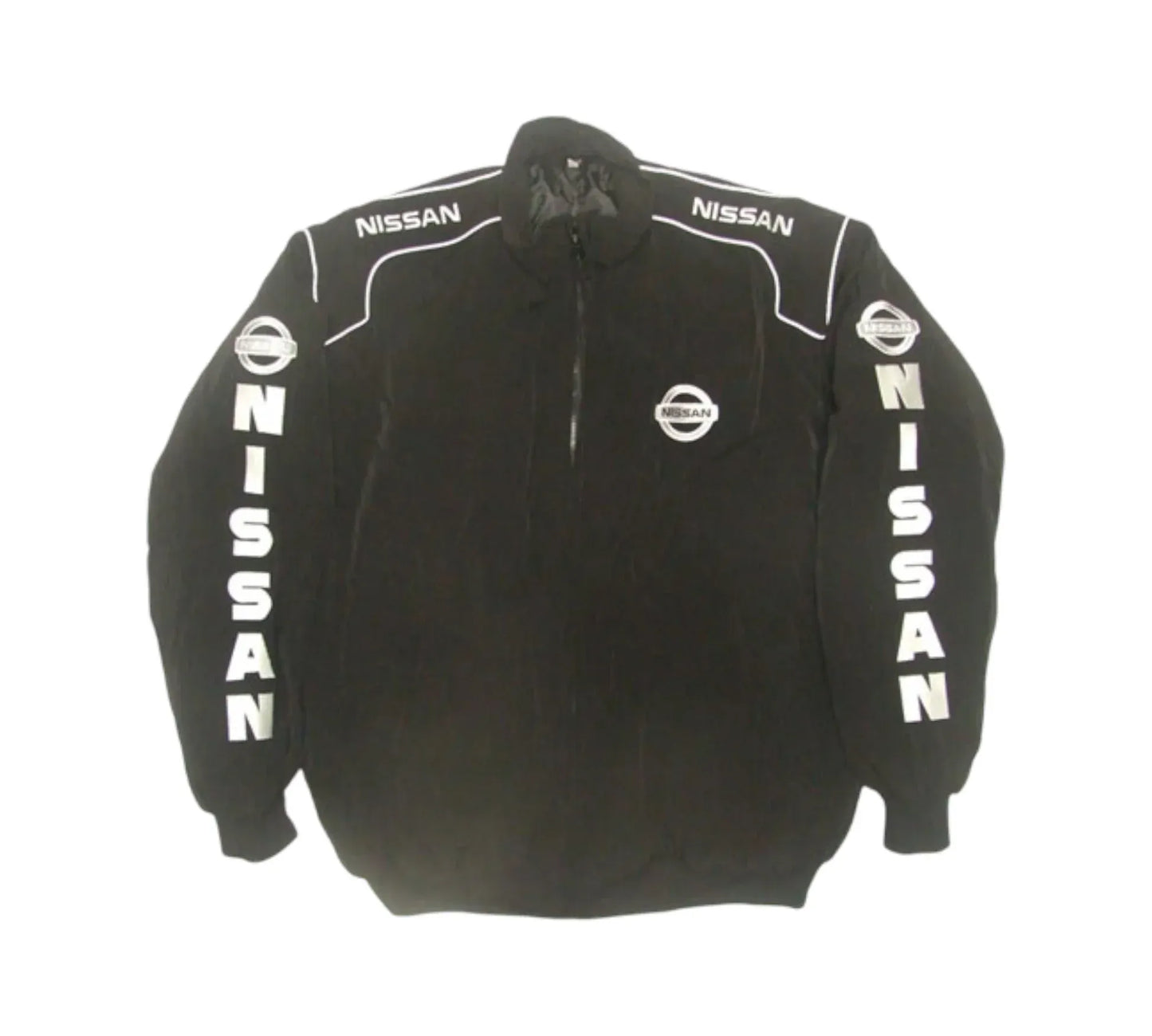 Nissan New Vintage Racing Jacket Black Premium | DASH RACEGEAR