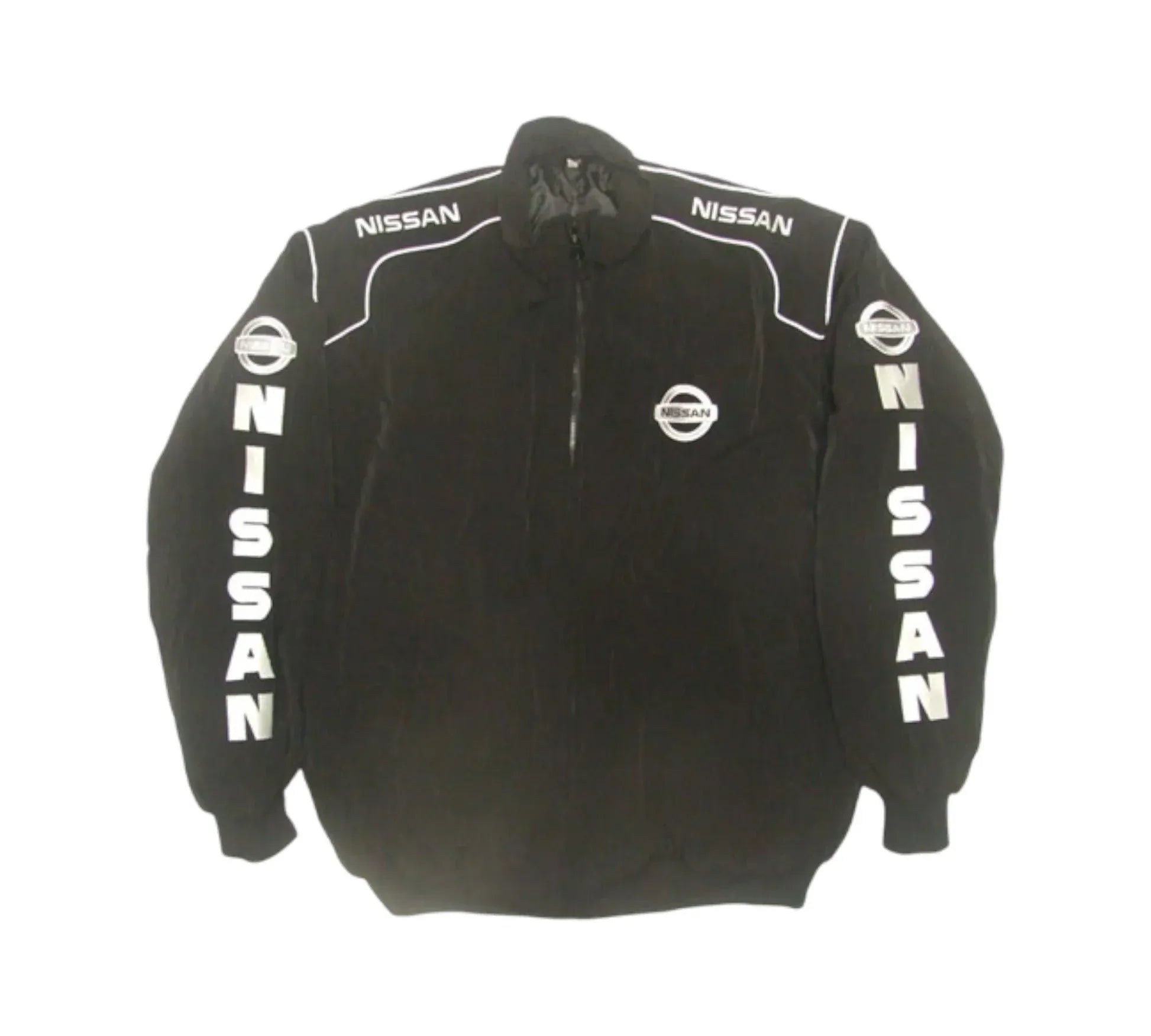 Nissan New Vintage Racing Jacket Black Premium | DASH RACEGEAR