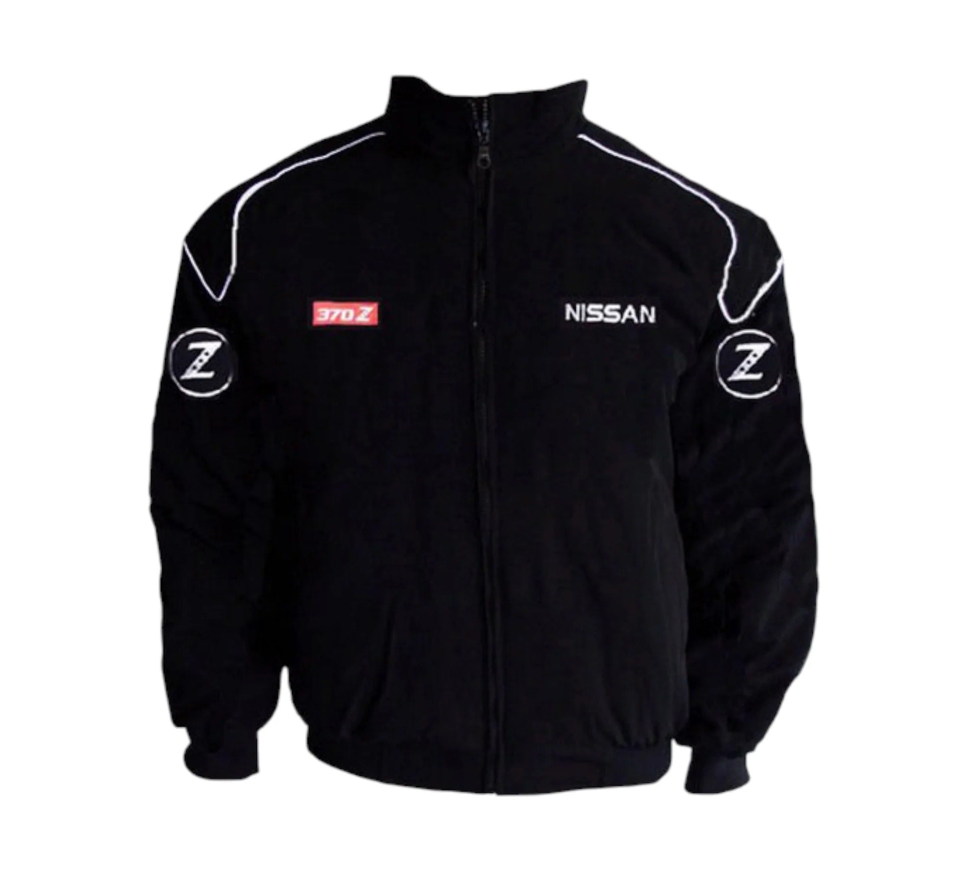 Nissan 370Z Vintage Racing Jacket Black – Motorsport Style | DASH RACEGEAR