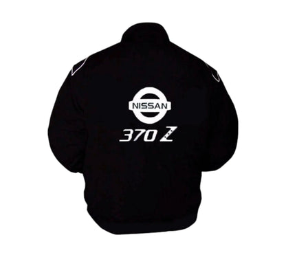 Nissan 370Z Vintage Racing Jacket Black – Motorsport Style | DASH RACEGEAR