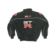 Nissan GTR R35 Vintage Racing Jacket – Motorsport Style | DASH RACEGEAR