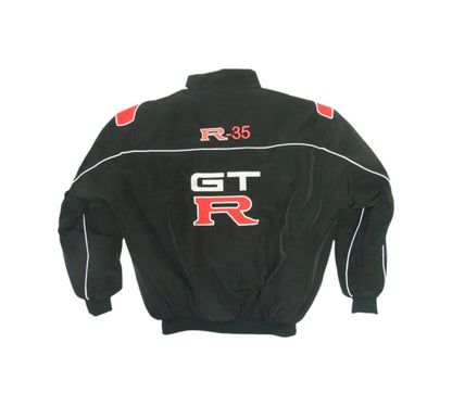 Nissan GTR R35 Vintage Racing Jacket – Motorsport Style | DASH RACEGEAR