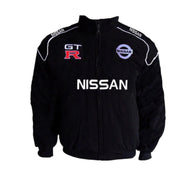 Nissan GTR Vintage Racing Jacket Black – Motorsport Style | DASH RACEGEAR