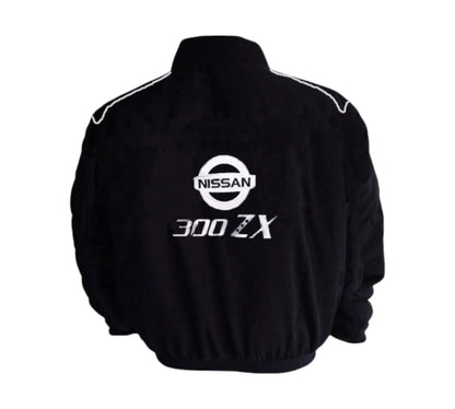 Nissan 300ZX Racing Vintage Jacket Black JDM Motorsport Style | DASH RACEGEAR