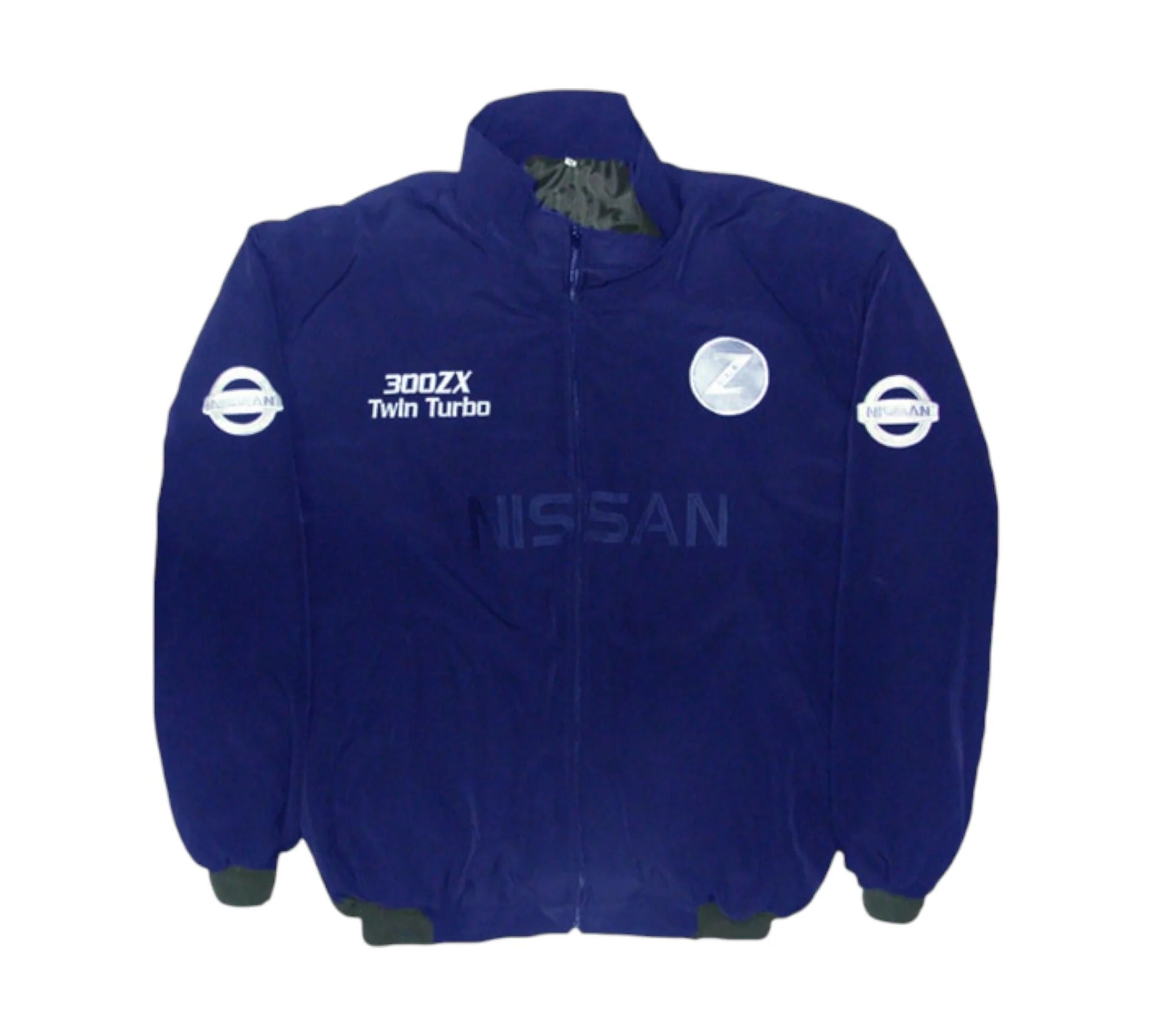 Nissan 300ZX Twin Turbo Vintage Racing Jacket Dark Blue Style | DASH RACEGEAR