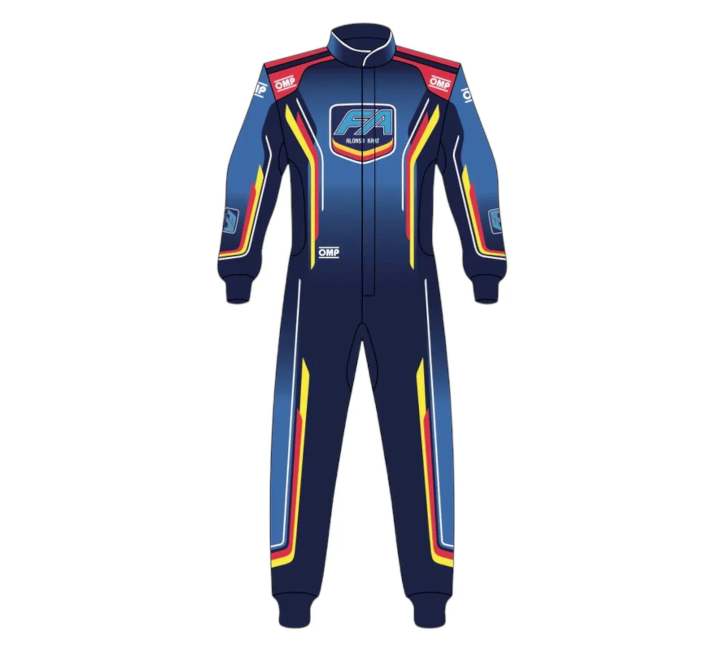 FA Karting Go Kart Racing Suit Sublimation Printed Kart Overall | DASH RACEGEAR