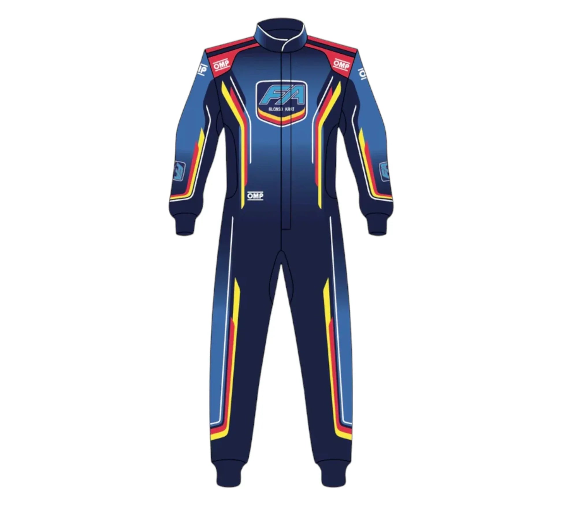 FA Karting Go Kart Racing Suit Sublimation Printed Kart Overall | DASH RACEGEAR