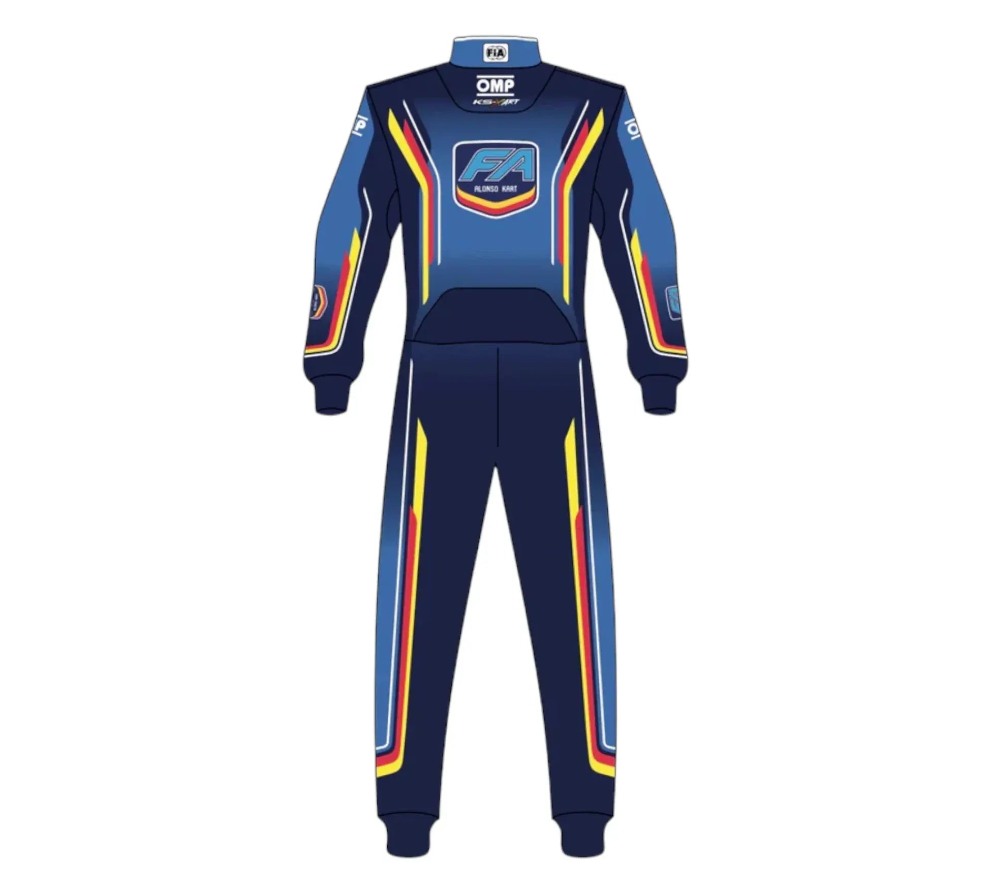 FA Karting Go Kart Racing Suit Sublimation Printed Kart Overall | DASH RACEGEAR