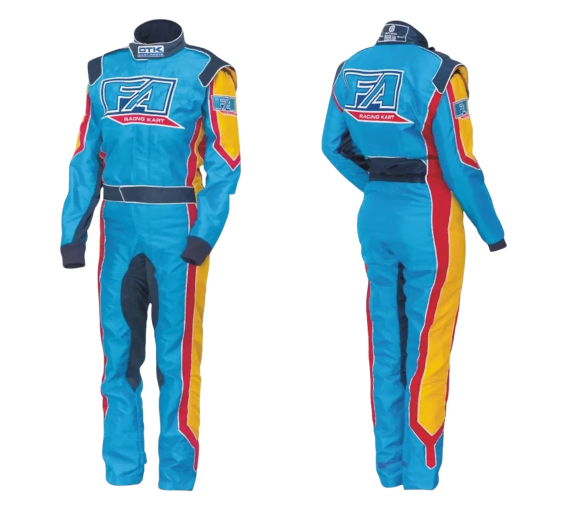 FA Karting Go Kart Racing Suit Sublimation Printed Kart Overall | DASH RACEGEAR