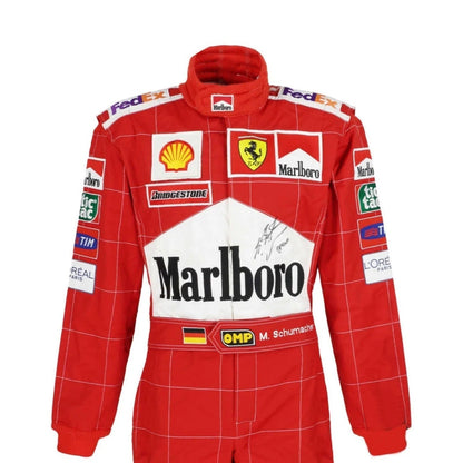 2002 Michael Schumacher Ferrari Embroidered F1 Racing Suit | DASH RACEGEAR