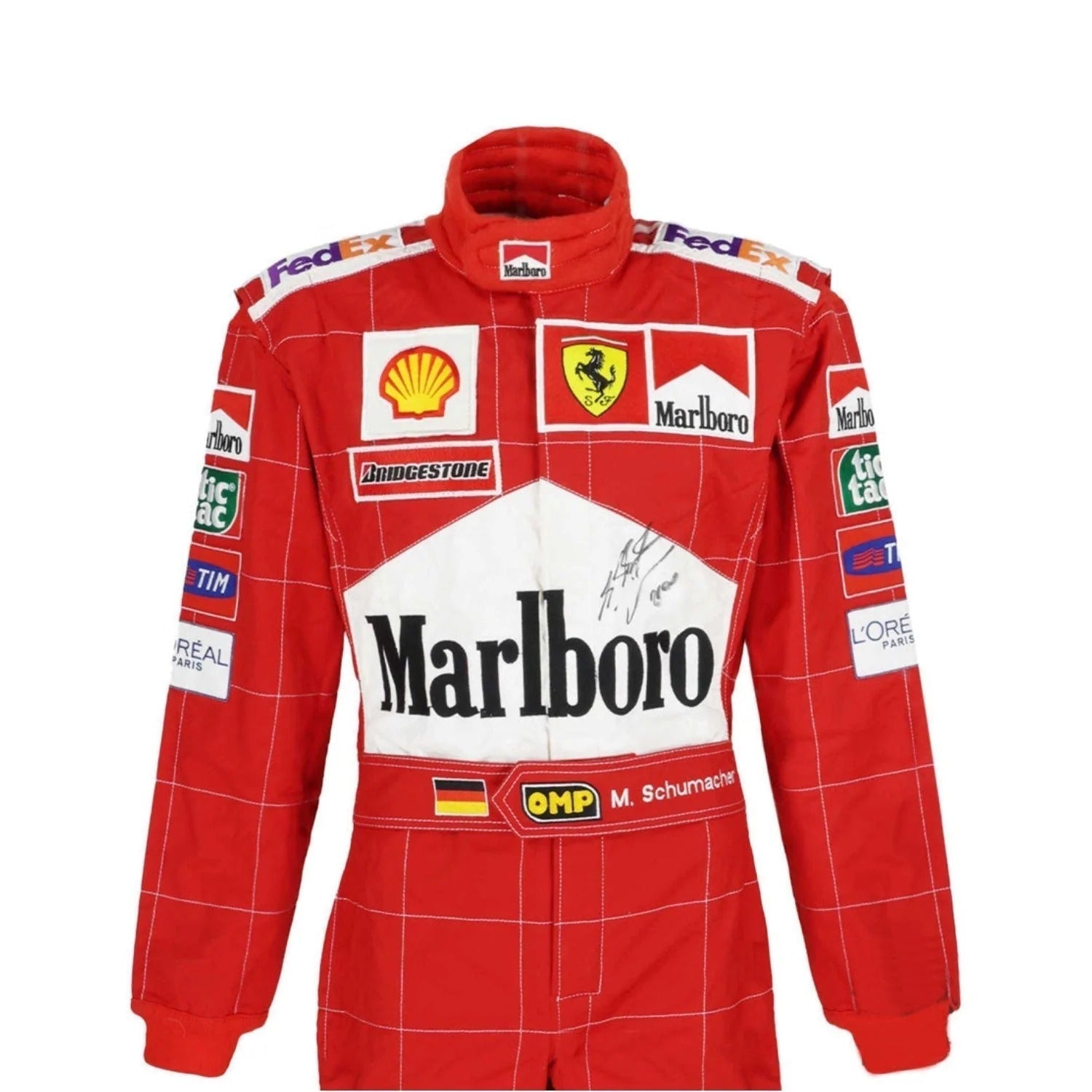 Michael Schumacher 2004 Ferrari F1 Racing Suit – Premium Replica | DASH RACEGEAR