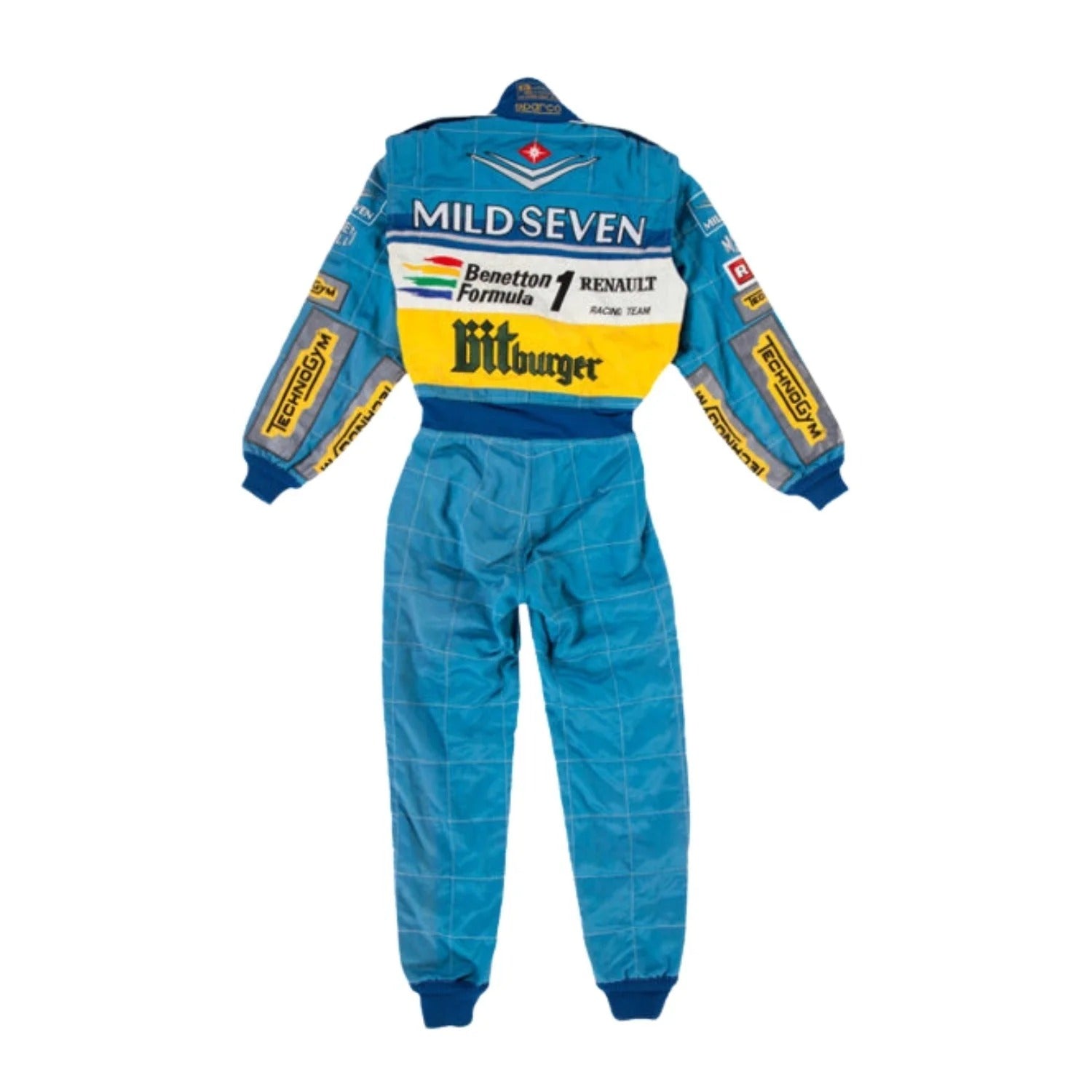 1995 Michael Schumacher Benetton Bitburger F1 Racing Suit Replica | DASH RACEGEAR