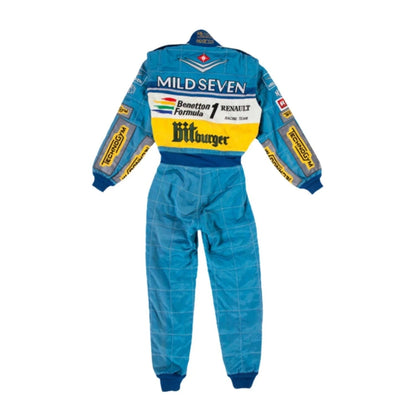 1995 Michael Schumacher Benetton Bitburger F1 Racing Suit Replica | DASH RACEGEAR