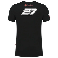 Nico Hulkenberg 2023 Black F1 T-Shirt – Fan Designed Motorsport Tee | DASH RACEGEAR