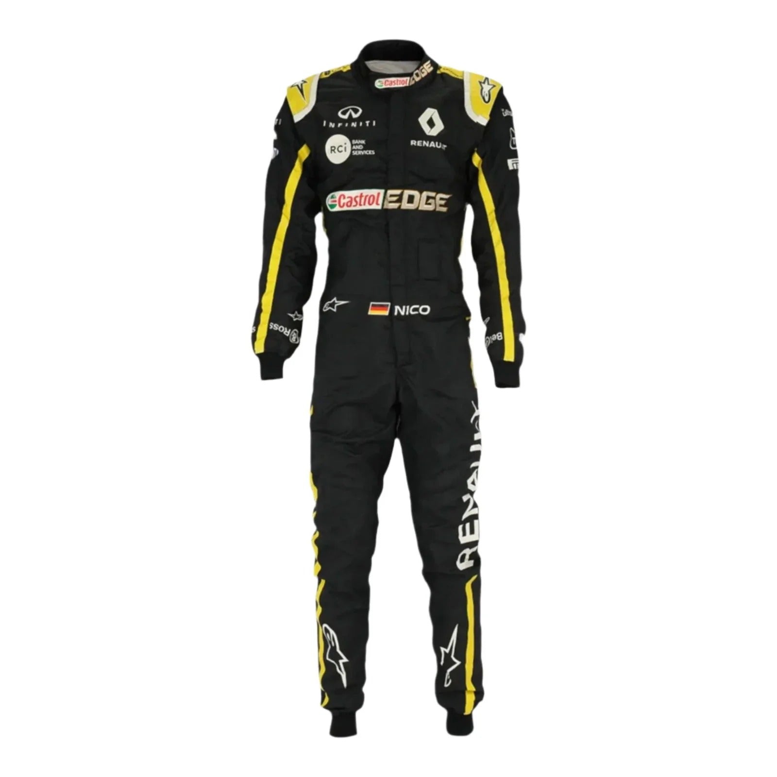 2019 Nico Hülkenberg Renault F1 Team Race Suit Replica Pro | DASH RACEGEAR