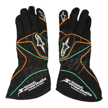 2015 Nico Hülkenberg Force India F1 Race Gloves Replica | DASH RACEGEAR
