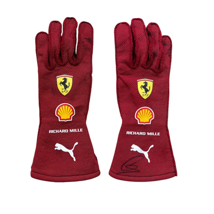 2025 Lewis Hamilton Ferrari F1 Race Gloves Replica Pro | DASH RACEGEAR