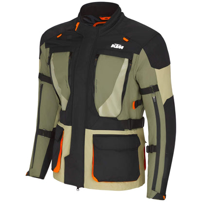 Terra Adventure V3 Jacket Black / Green | DASH RACEGEAR