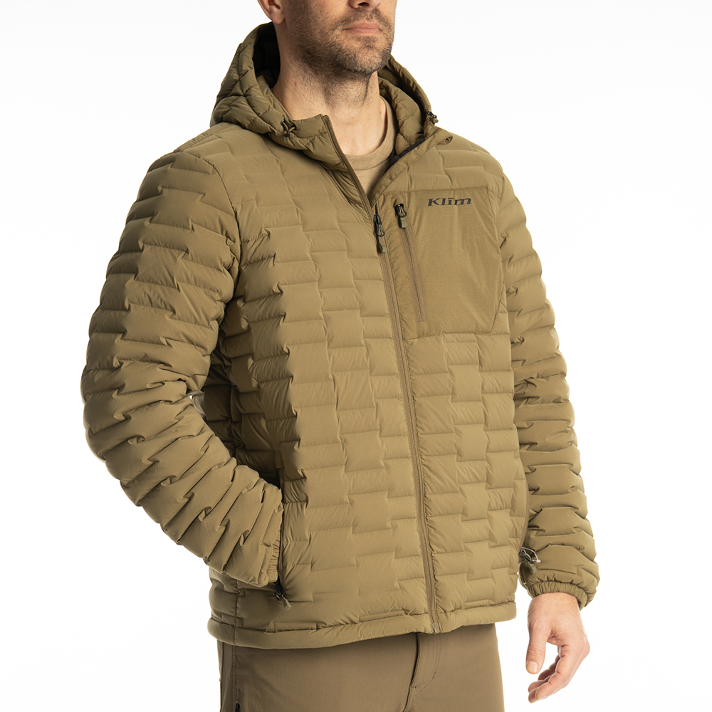 Klim Boulder Stretch Down Hooded Jacket | DASH RACEGEAR