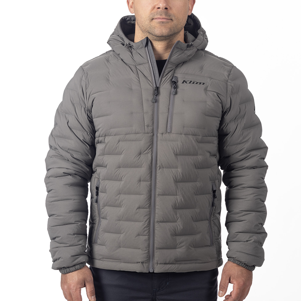 Klim Boulder Stretch Down Hooded Jacket | DASH RACEGEAR