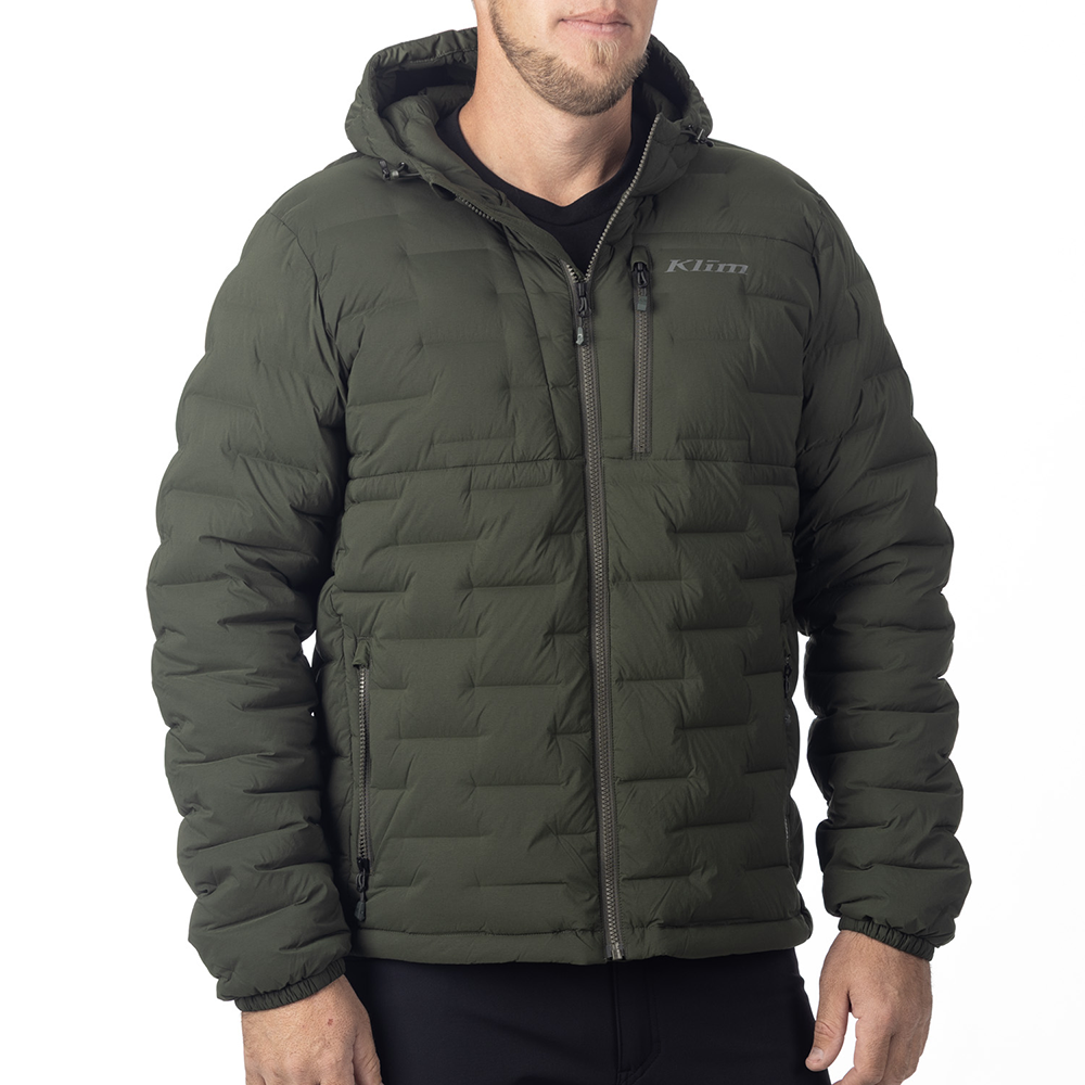 Klim Boulder Stretch Down Hooded Jacket | DASH RACEGEAR