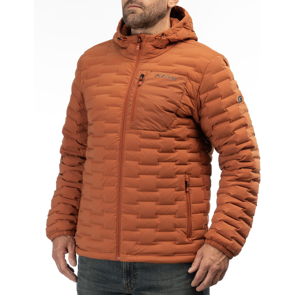 Klim Boulder Stretch Down Hooded Jacket | DASH RACEGEAR