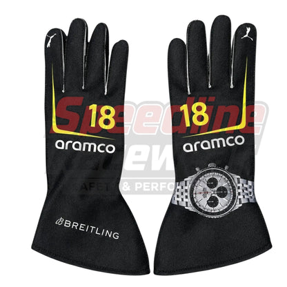 Aston Martin F1 2026 Replica Racing Gloves | DASH RACEGEAR