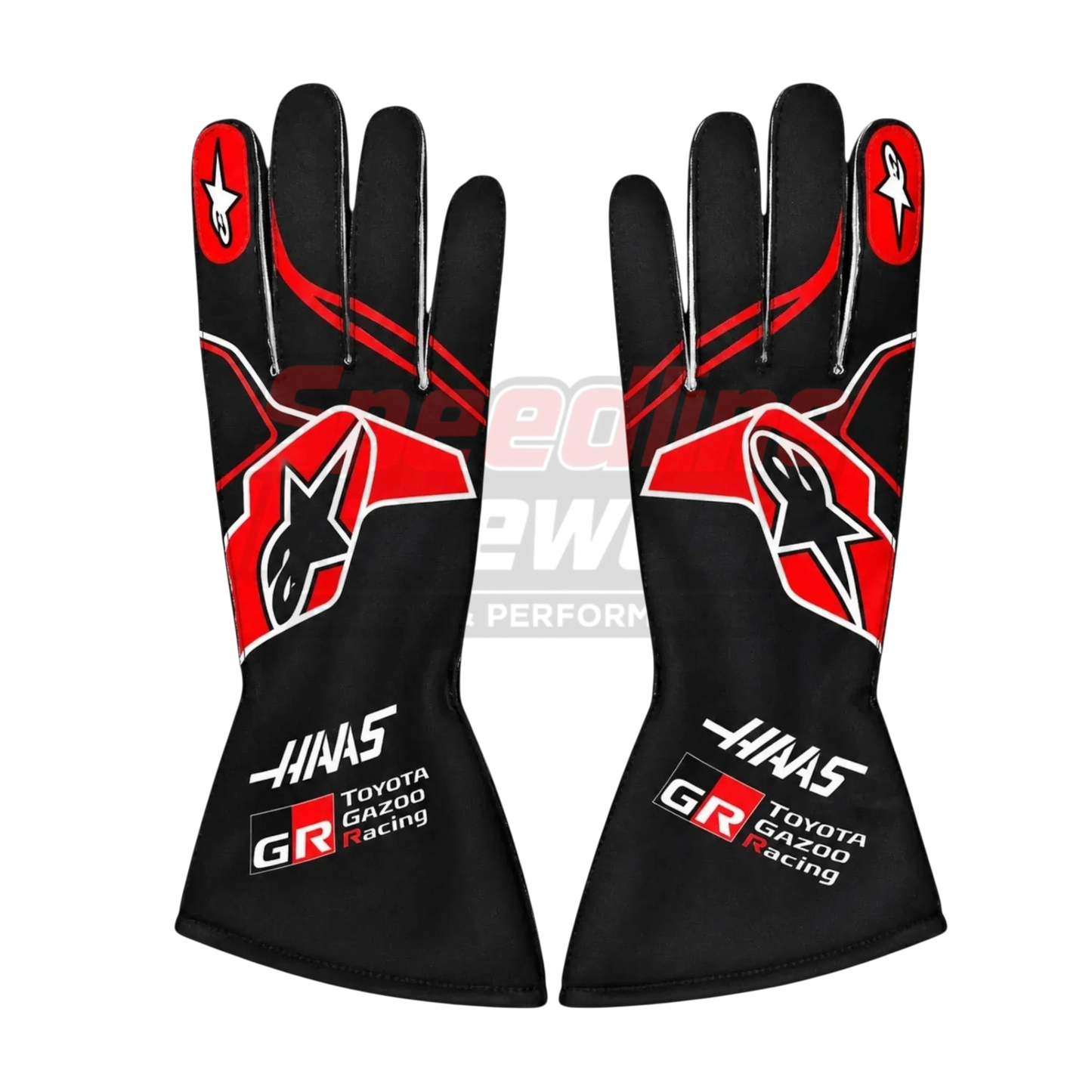 Haas F1 Team Replica Racing Gloves 2026 | DASH RACEGEAR