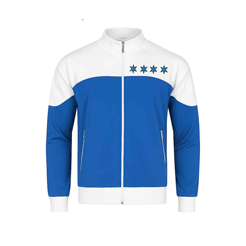 CM Punk Fantastic Four Jacket Jacket unisex front product view | Dash Racegear — CM Punk x Fantastic Four Jacket – Superhero Energy Meets Wrestling Icon