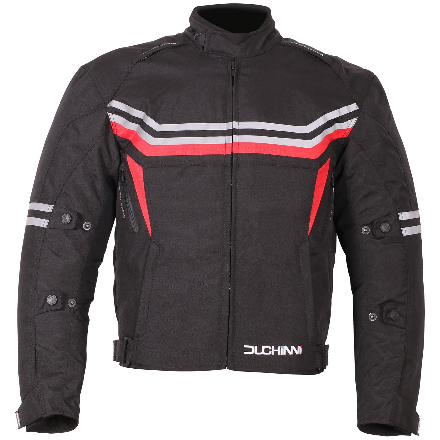 Duchinni Archer Textile Jacket - Black / Red by Duchinni - clearance motorcycle jacket