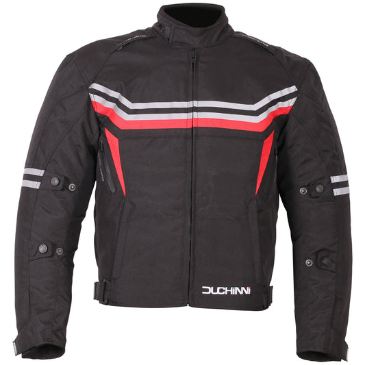 Duchinni Archer Textile Jacket - Black / Red by Duchinni - clearance motorcycle jacket