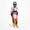 2008 Fernando Alonso Renault F1 Embroidered Racing Suit - 4X - Large / Euro 66