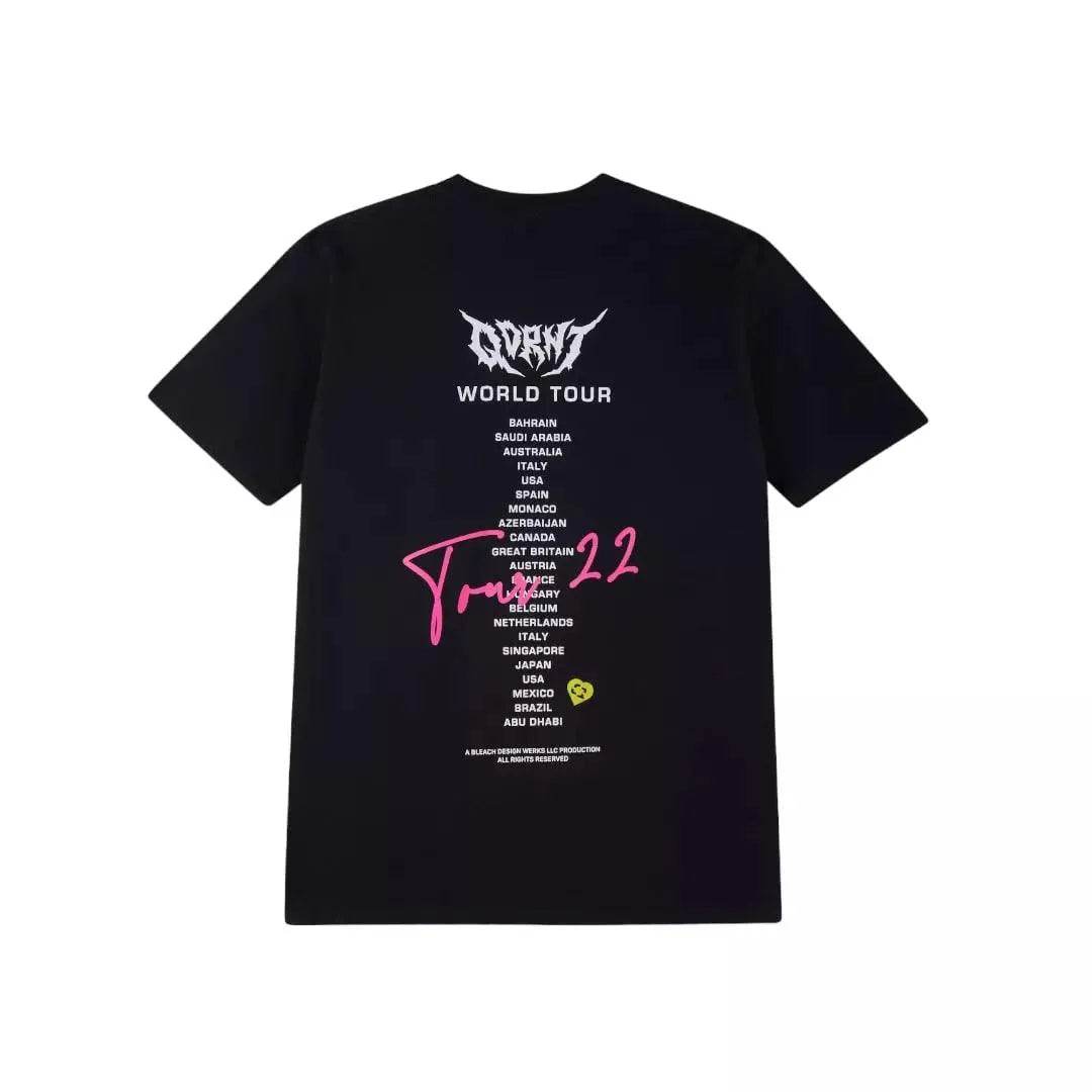WORLD TOUR BLACK TEE - Dash Racegear Store