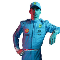 2024 Charles Leclerc Ferrari Miami GP F1 Replica Race Suit Dash Racegear product image 1