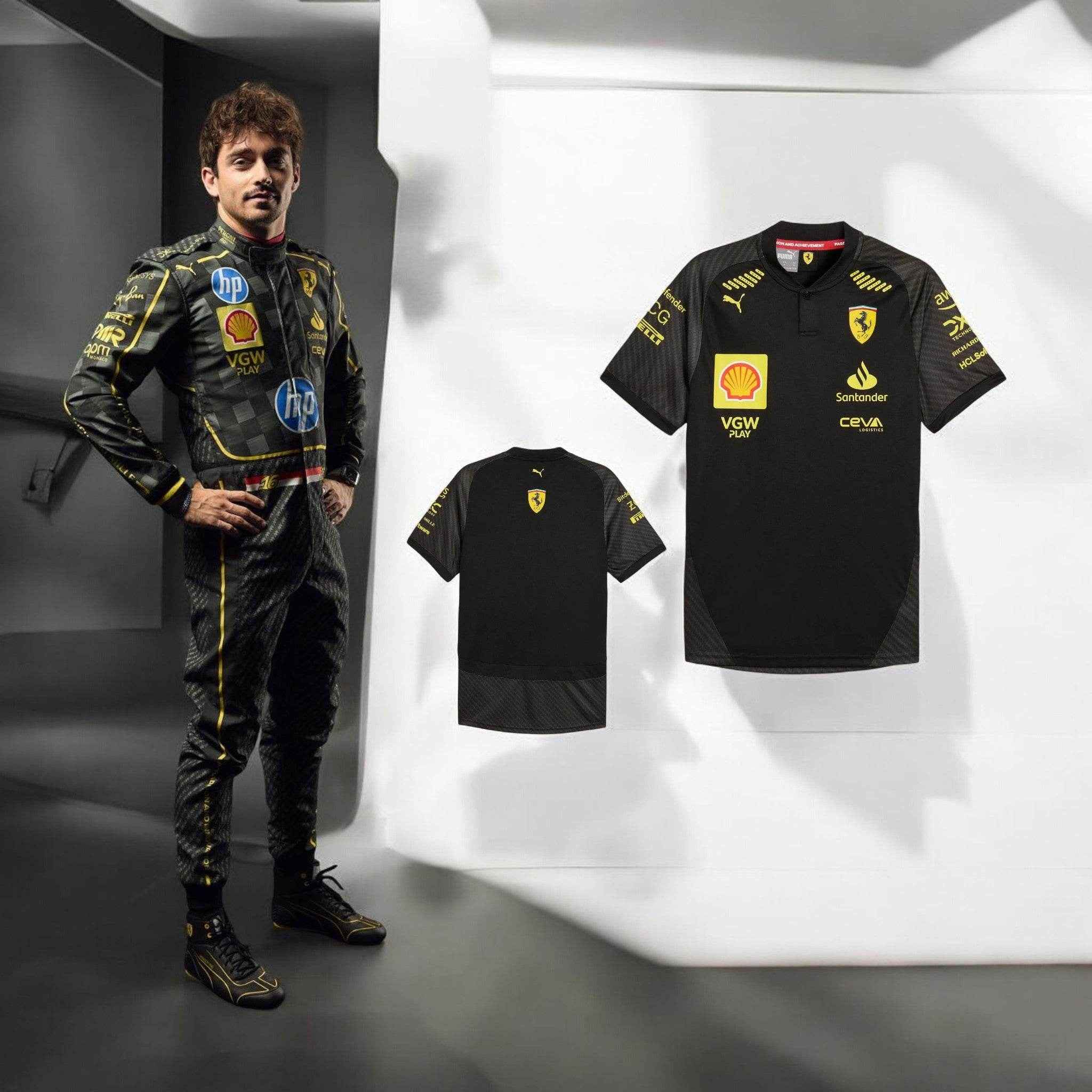 Scuderia Ferrari 2024 Monza GP Race Suit & T - shirt