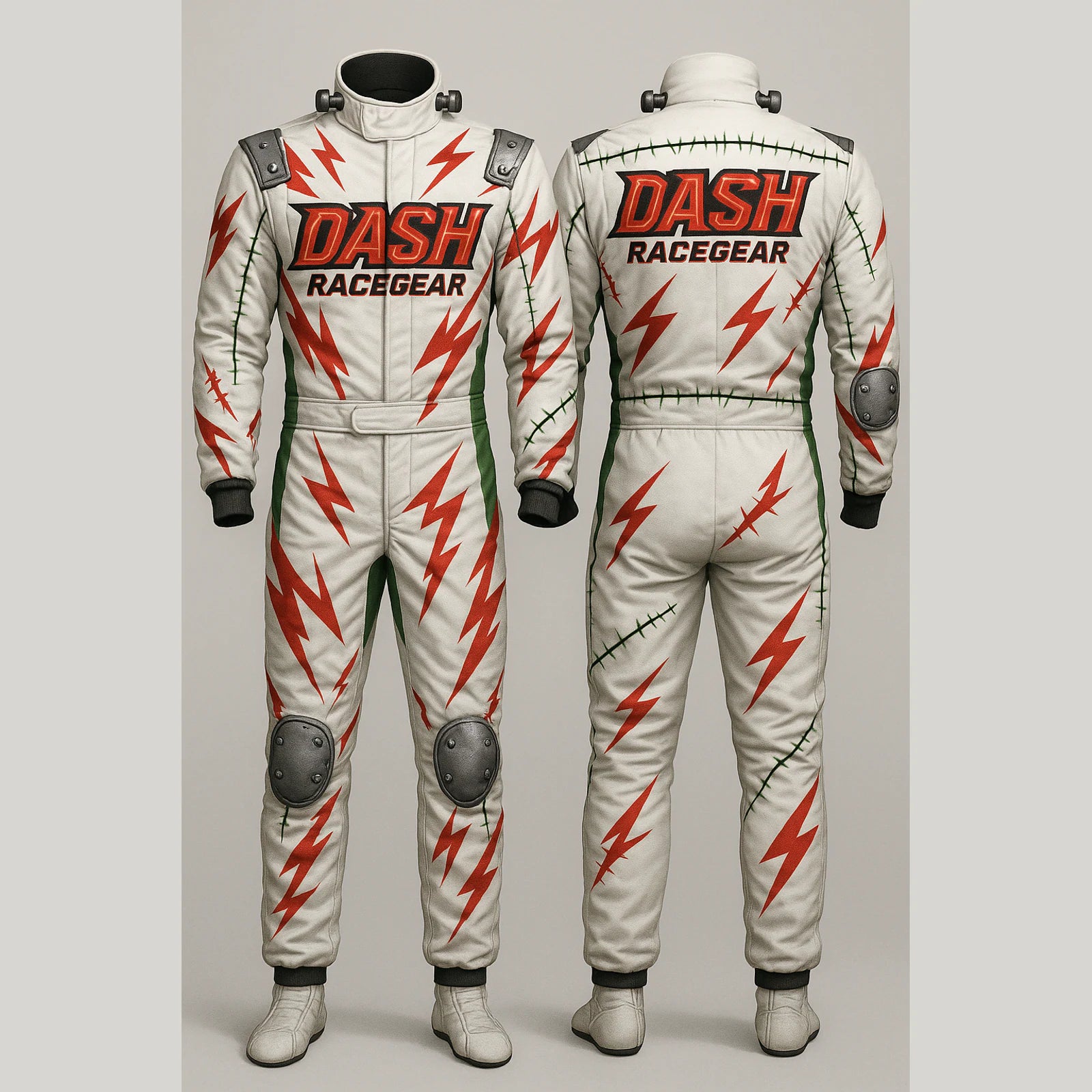 Frankenstein Lightning Halloween Race Suit by Dash Racegear, product gallery view 1 of 2