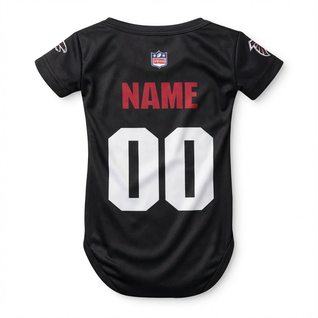 Atlanta Baby Jumpsuit back view baby onesie by Dash Racegear