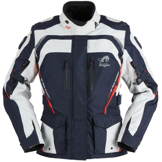 Furygan Ladies Apalaches Textile Jacket - Blue / Pearl / Red by Furygan - clearance motorcycle jacket