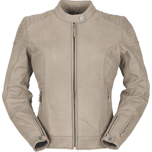 Furygan Ladies Debbie Leather Jacket - Beige by Furygan - clearance motorcycle jacket