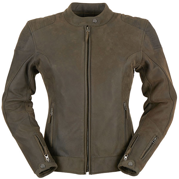Furygan Ladies Debbie Leather Jacket - Brown by Furygan - clearance motorcycle jacket