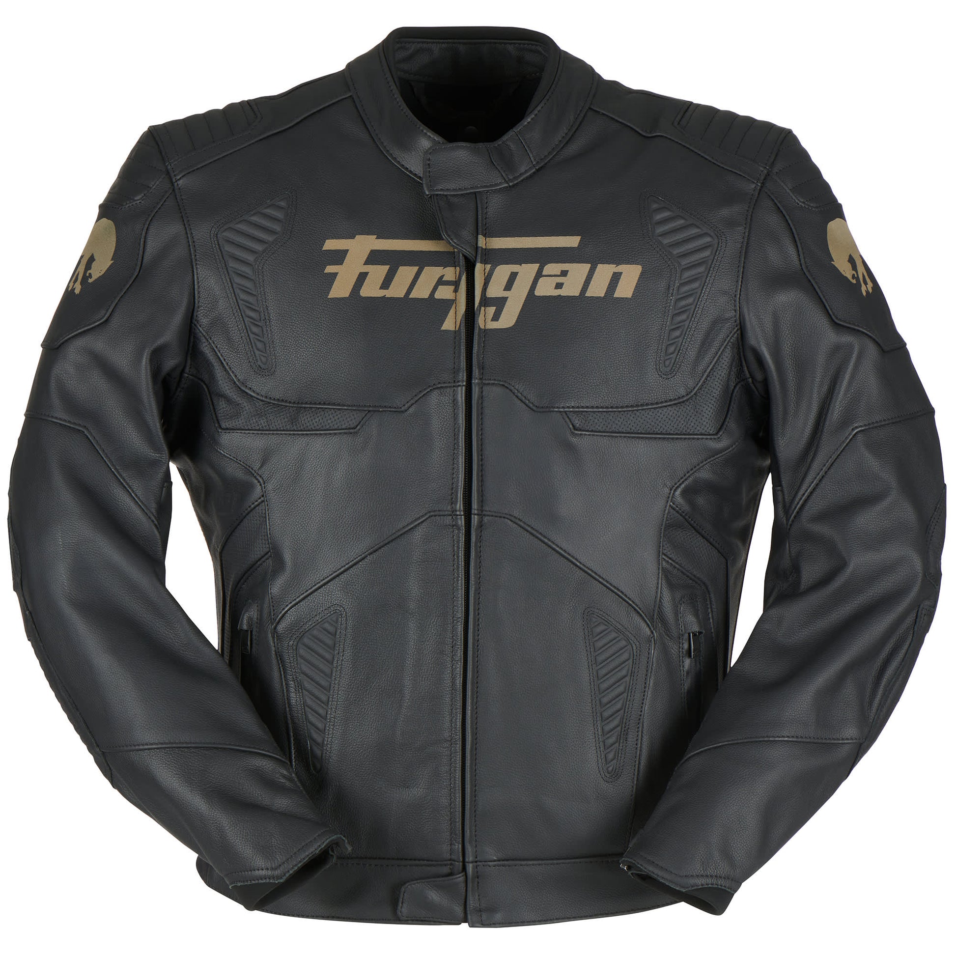 Furygan Sherman Evo Leather Jacket - Black by Furygan - clearance motorcycle jacket