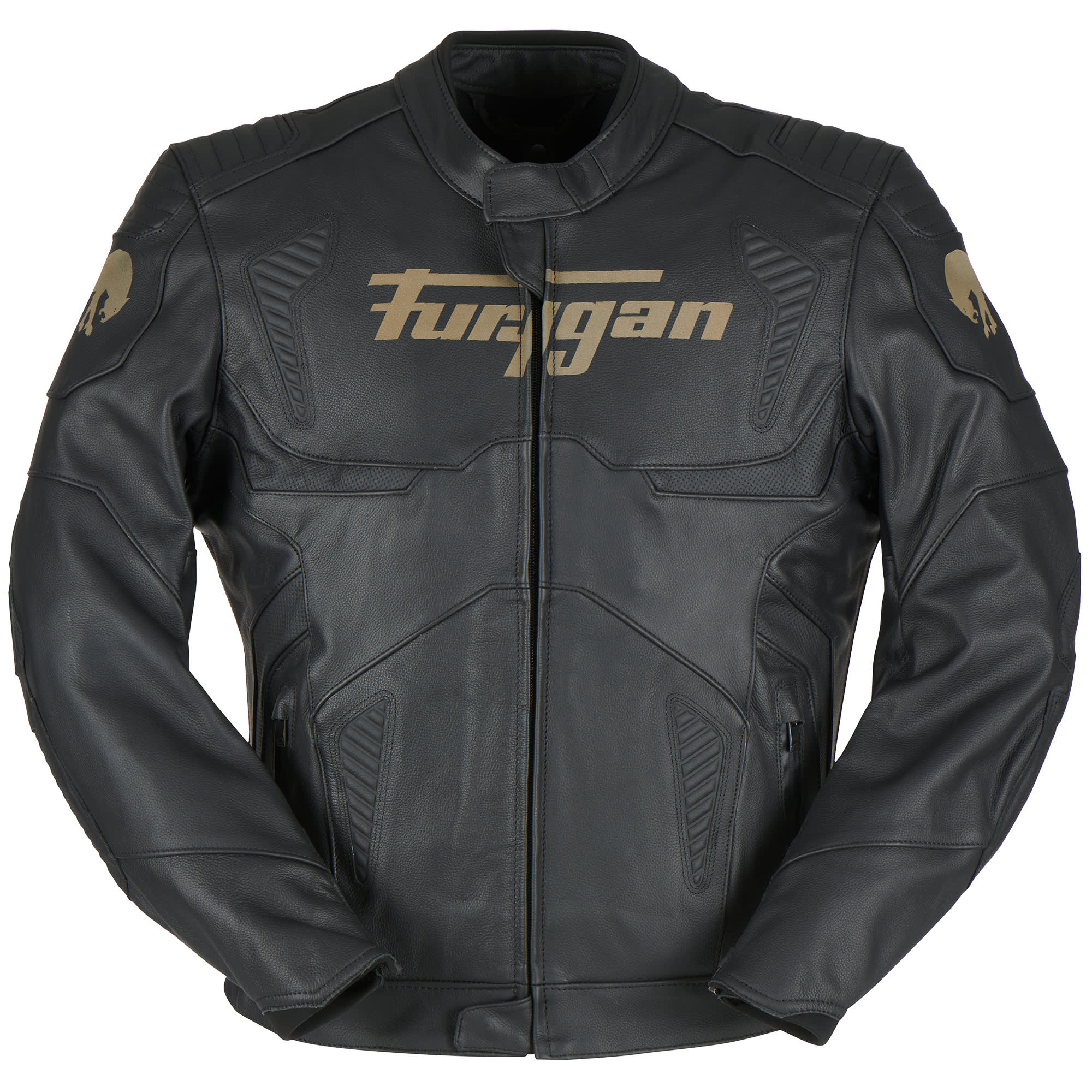 Furygan Sherman Evo Leather Jacket - Black by Furygan - clearance motorcycle jacket