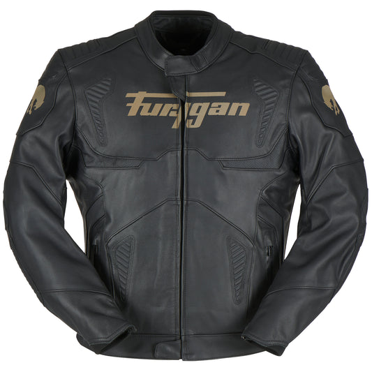 Furygan Sherman Evo Leather Jacket - Black by Furygan - clearance motorcycle jacket