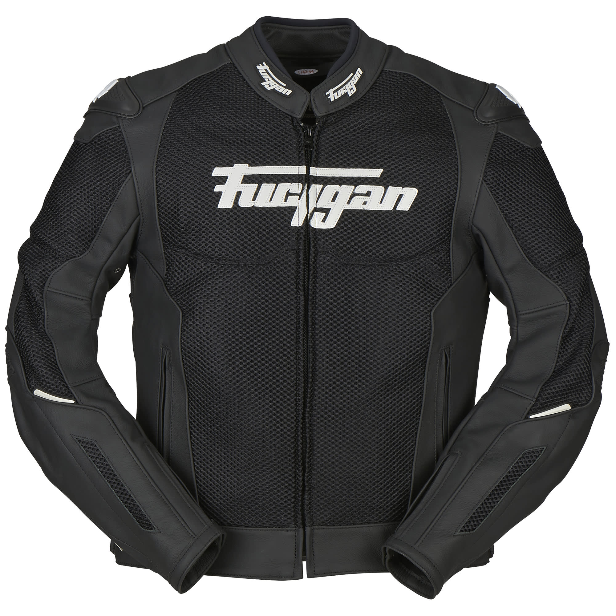 Furygan Speed Mesh Evo Leather Jacket - Black / White by Furygan - clearance motorcycle jacket