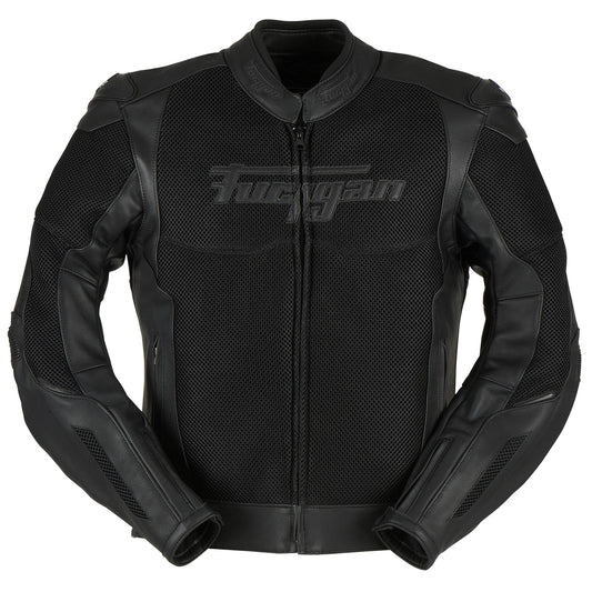 Furygan Speed Mesh Evo Leather Jacket - Black by Furygan - clearance motorcycle jacket